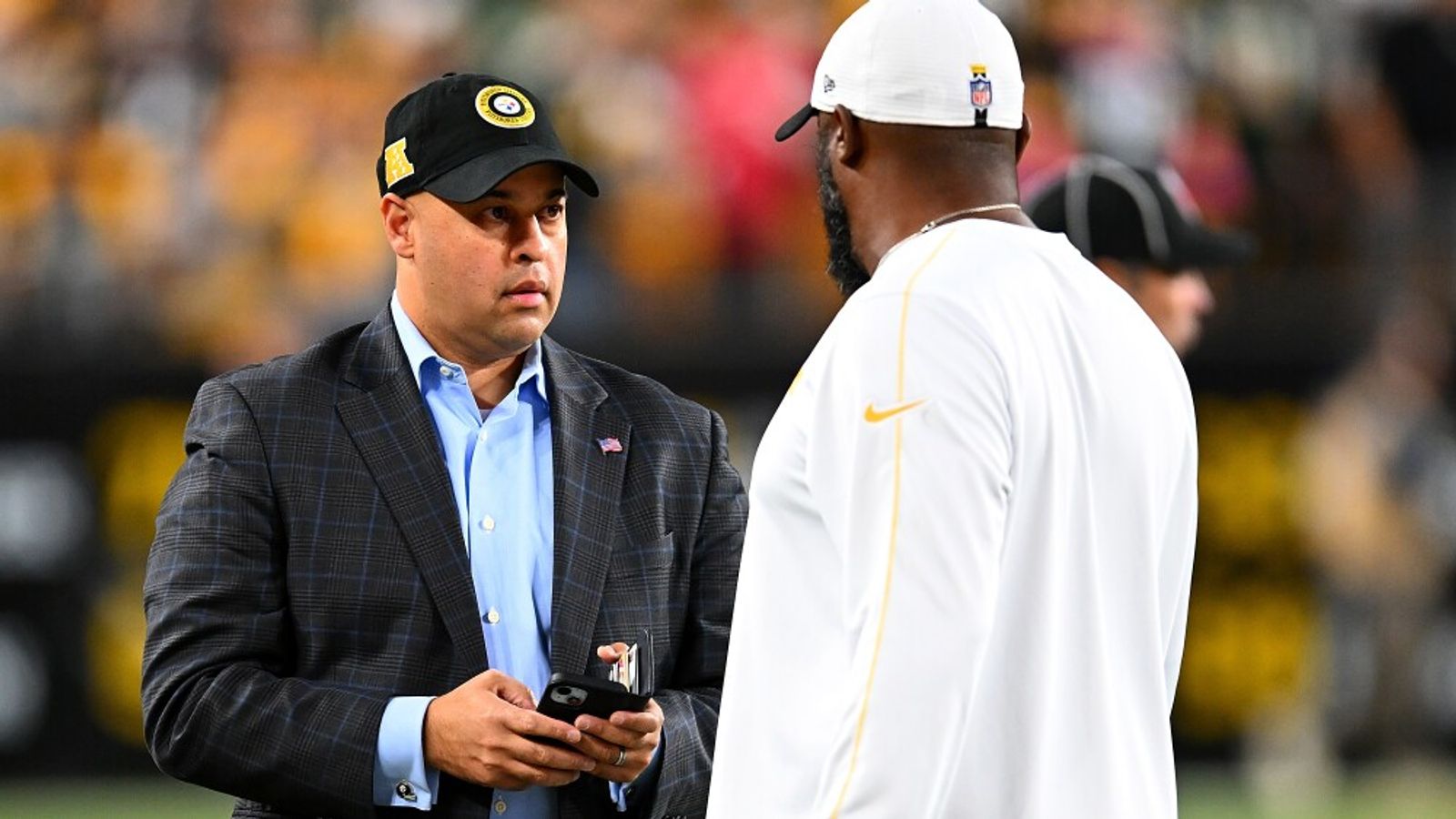 Steelers' Omar Khan Hates Fans' Perception Of Him So Much That He's Ready To Make A Risky Move In The 2026 NFL Draft (Steelers News). Photo by Ross D. Franklin / Associated Press