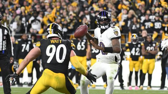 Pittsburgh Steelers Baltimore Ravens Lamar Jackson TJ Watt Pittsburgh Steelers Baltimore Ravens Lamar Jackson TJ Watt