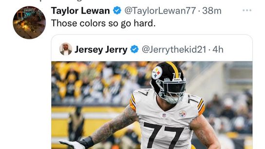 Taylor Lewan responds to Jersey Jerry's tweet Taylor Lewan responds to Jersey Jerry's tweet