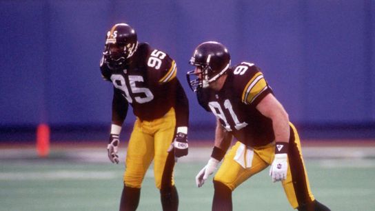 Steelers Kevin Greene and Greg Lloyd Steelers Kevin Greene and Greg Lloyd