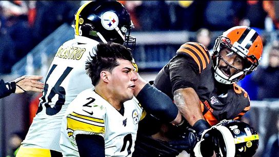 Pittsburgh Steelers Mason Rudolph Myles Garrett Pittsburgh Steelers Mason Rudolph Myles Garrett