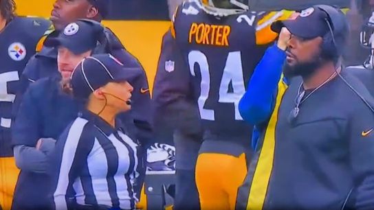 Steelers Mike Tomlin during the Jaguars game. Steelers Mike Tomlin during the Jaguars game.