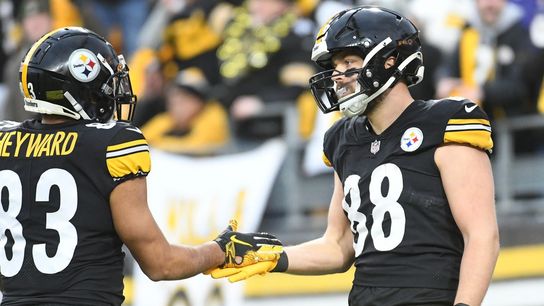 Steelers' Connor Heyward Pat Freiermuth Steelers' Connor Heyward Pat Freiermuth