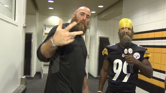 Steelers Brett Keisel and Antonio Brown Steelers Brett Keisel and Antonio Brown