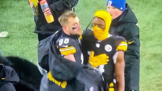 Steelers' Pat Freiermuth Steelers' Pat Freiermuth George Pickens