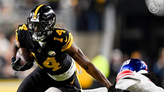 Steelers' George Pickens NY Giants Steelers' George Pickens NY Giants