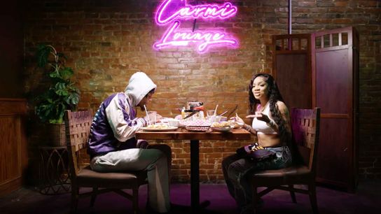 Steelers' George Pickens meets with rapper and Steelers fan GloRilla for a video filmed by the NFL YouTube Channel. Steelers' GloRilla and George Pickens