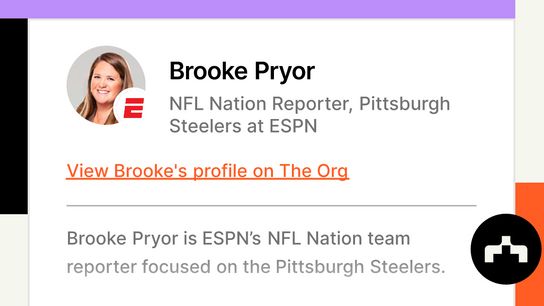 Steelers reporter Brooke Bryor Steelers reporter Brooke Bryor