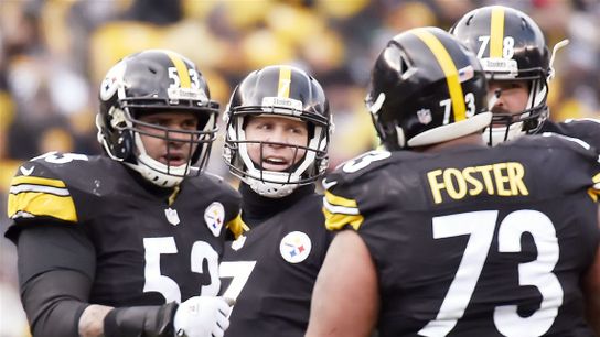 Pittsburgh Steelers Maurkice Pouncey Ben Roethlisberger Ramon Foster Pittsburgh Steelers Maurkice Pouncey Ben Roethlisberger Ramon Foster