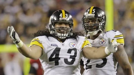 Steelers Ryan Clark and Troy Polamalu Steelers Ryan Clark and Troy Polamalu