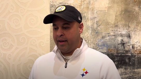Steelers GM Omar Khan Steelers GM Omar Khan