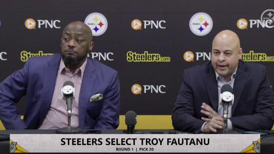 Steelers Mike Tomlin and Omar Khan Steelers Mike Tomlin and Omar Khan