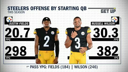 Pittsburgh Steelers Russell Wilson Justin Fields Pittsburgh Steelers Russell Wilson Justin Fields