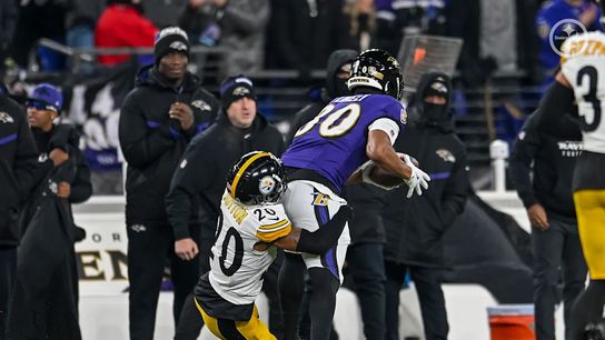 Pittsburgh Steelers' cornerback Cam Sutton during a postseason Wild Card game against the Baltimore Ravens in 2025. Pittsburgh Steelers' cornerback Cam Sutton during a postseason Wild Card game against the Baltimore Ravens in 2025.
