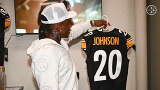 Steelers Rookie Kaleb Johnson Plans To Be The "Next Level' Compared To Najee Harris (Steelers News). Photo by Alysa Rubin / Pittsburgh Steelers
