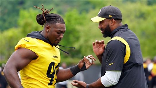 Steelers Larry Ogunjobi Aaron Curry Steelers Larry Ogunjobi Aaron Curry