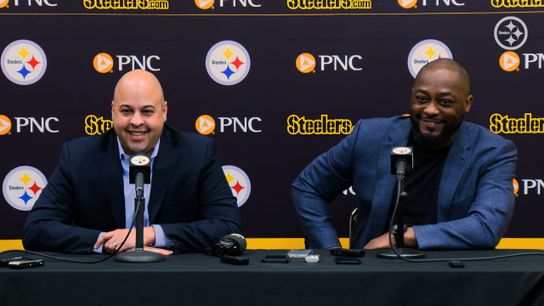 Steelers Omar Khan Mike Tomlin Steelers Omar Khan Mike Tomlin