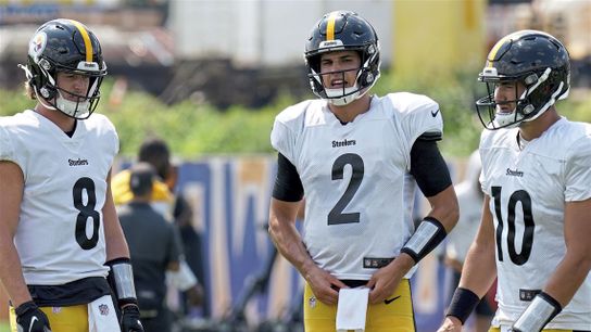 Steelers Kenny Pickett Mason Rudolph Mitch Trubisky Steelers Kenny Pickett Mason Rudolph Mitch Trubisky