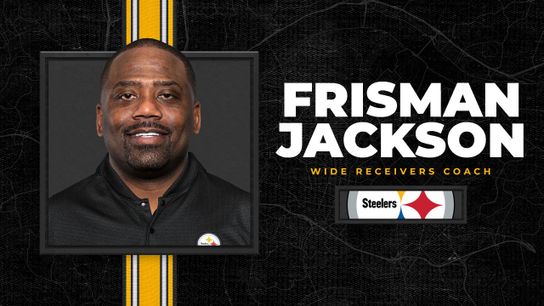 Steelers WR Coach Frisman Jackson Steelers WR Coach Frisman Jackson