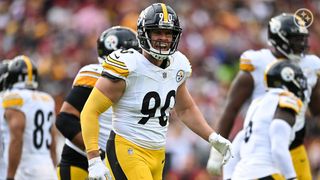 Florio: Steelers' TJ Watt Trying To Copy "Same Play" Browns' Myles Garrett Accomplished To Get Paid  (Steelers News). Photo by Karl Roser / Pittsburgh Steelers