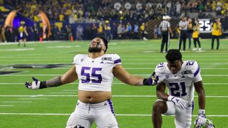 Steelers First Round Pick Troy Fautanu "Does Take It Personally" That He Was 6th Tackle Taken (Steelers News). Photo by Thomas Shea / USA TODAY Sports