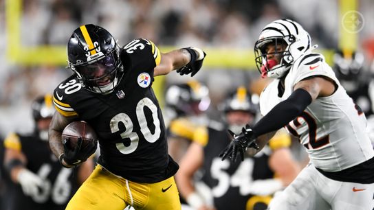 Steelers Jaylen Warren Bengals Steelers Jaylen Warren Bengals