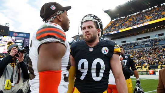 Steelers TJ Watt Myles Garrett Steelers TJ Watt Myles Garrett