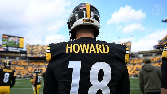 Why The Steelers Should Turn To Rookie QB Will Howard Now. Photo by Taylor Ollason / Pittsburgh Steelers