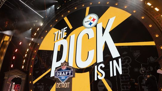 The Steelers make a draft selection during the 2024 NFL Draft in Detroit The Steelers make a draft selection during the 2024 NFL Draft in Detroit