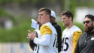 Steelers' Mason Rudolph Shares Honest First Impressions Of Rookie Will Howard (Steelers News). Photo by Pittsburgh Post-Gazette